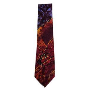 Vintage The Beatles 1991 Apple Corps Silk Necktie Tie Michelle Abstract Art 56"